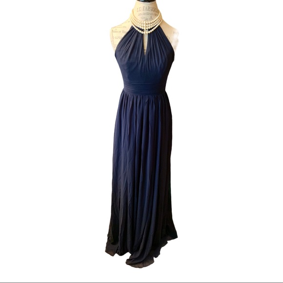 LEVKOFF Dresses & Skirts - #LEVKOFF Navy Blue Bridesmaid/Prom Gown NWT - S